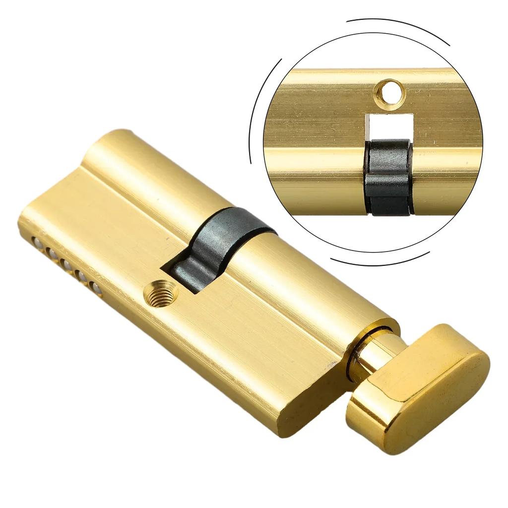Universal Lock Cylinder Wooden Door Handle Lock Cylinder Indoor Wooden Door Lock Core Household Anti-theft Security Keyed