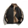 Spring and Autumn New Jacket Men's Stand-up Collar Trendy Brand Striped Explosion Versatile Coat