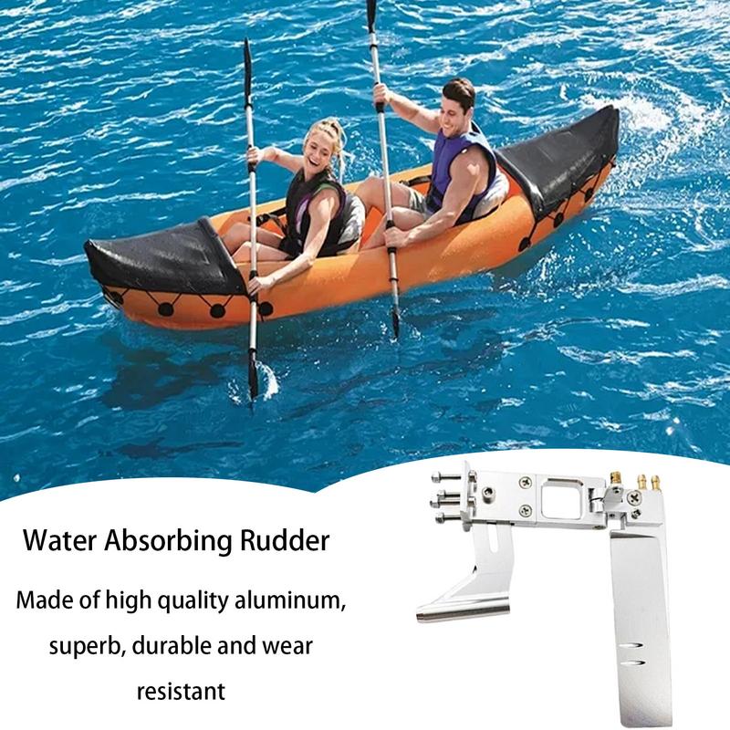 Руль для троллингового мотора 4,33 дюйма, детали руля для морского весла с кронштейном вала 0,15 дюйма, руль для катамарана с водопоглощающим рулем CAT