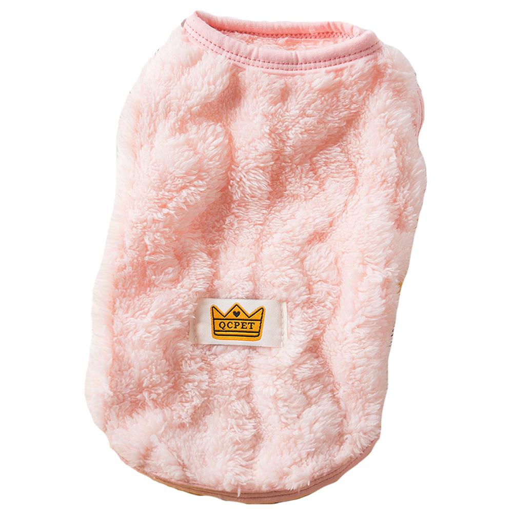 Winter Dog Clothes Pet Cat Autumn Twisted Double-faced Fleece Vest Clothing