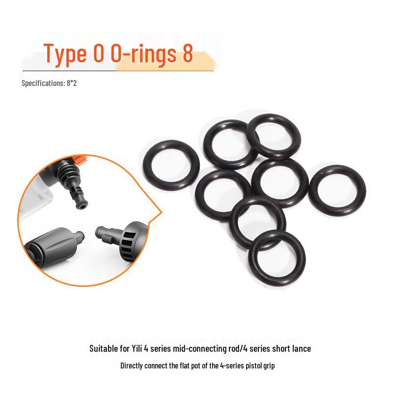 Аксессуары для автомойки Yili: Уплотнительное кольцо, Угольная щетка, Перепускной клапан, Микровыключатель, Обратный клапан.