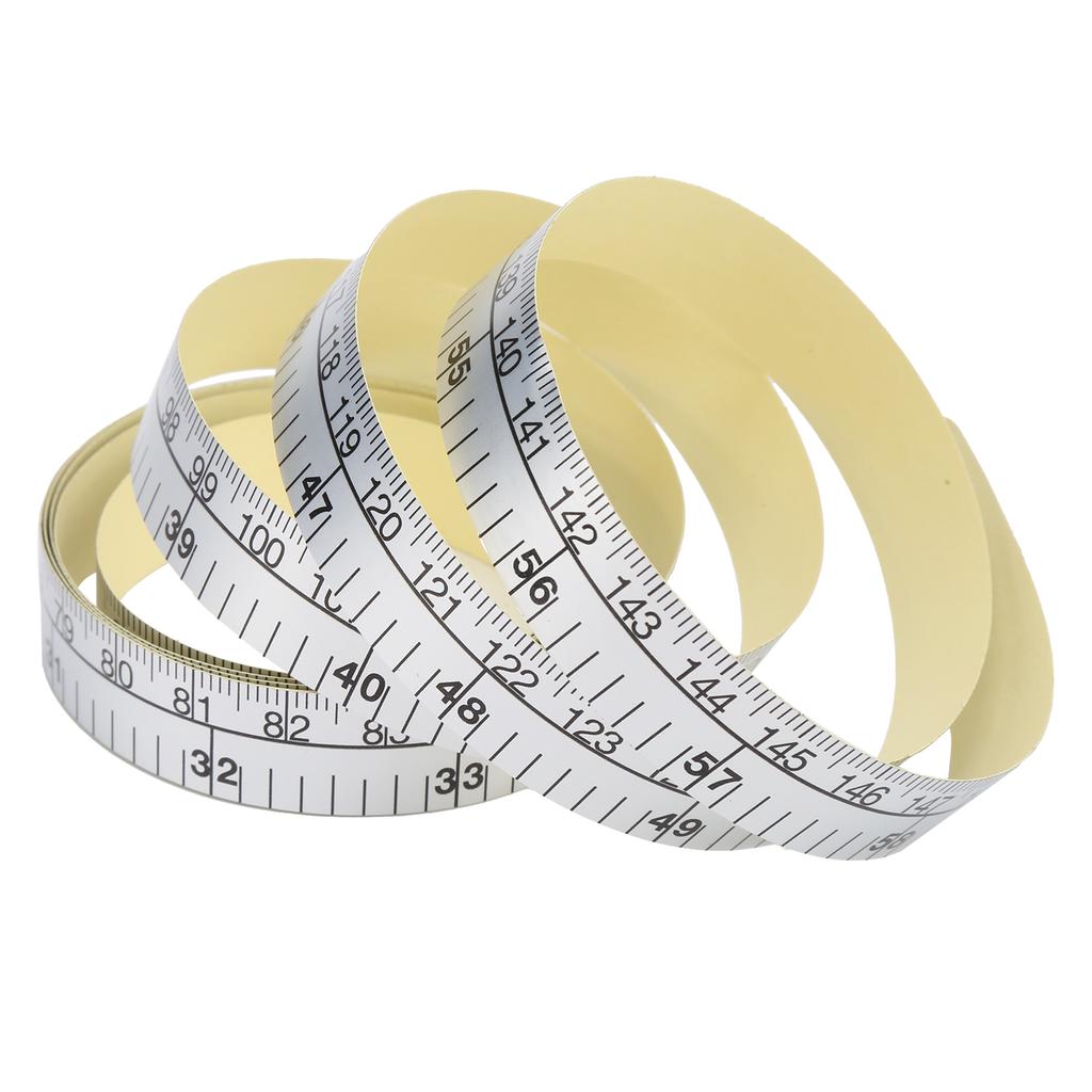 Adhesive Measuring Tape Double Scale Sewing Measuring Flexible Ruler Tailor Soft Tape Measure for