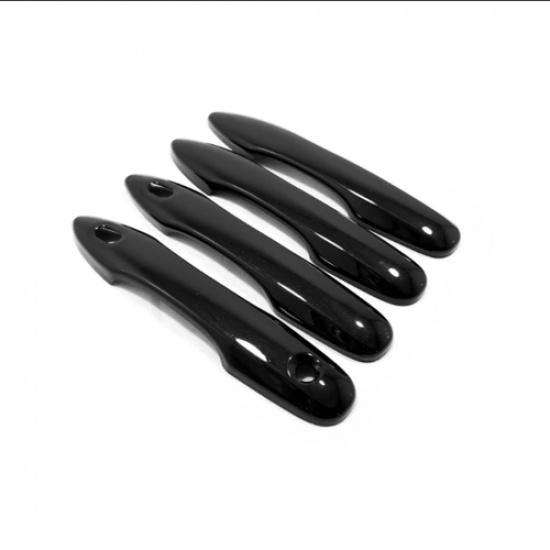 Bright black Front Door Handles Cover Trim 4pcs For Toyota Camry 2018-2026