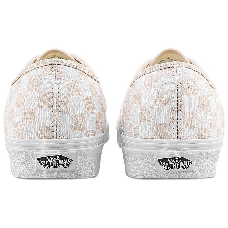 Vans Кеды унисекс Authentic Series Casual Checkerboard с низким верхом для скейтбординга, коричнево-белые VN000QERBBL