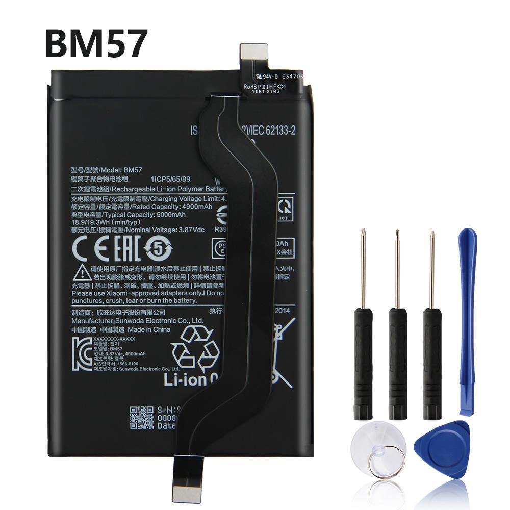 НОВЫЙ Сменный Аккумулятор Для Xiaomi Mi Redmi Note 10 Redmi Note 10 Pro BN5A BM57 Аккумулятор для Телефона 5000 мАч