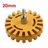 20/25mm Car Rubber Eraser Wheel Pad Rubber Disk Decal Eraser Wheel Car Sticker Remover Paint Cleaner Car Polish Auxiliary Tools