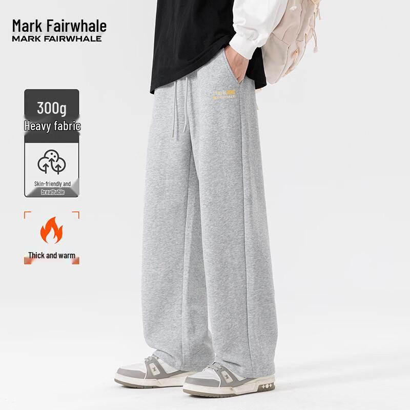 Mark Fairwhale Мужские стильные прямые повседневные брюки
