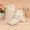 Packaging Travel Reusable Cotton Home Storage Organization Drawstring Bag Storage Bag