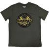 Ramones Unisex Adult Gold Seal T-Shirt