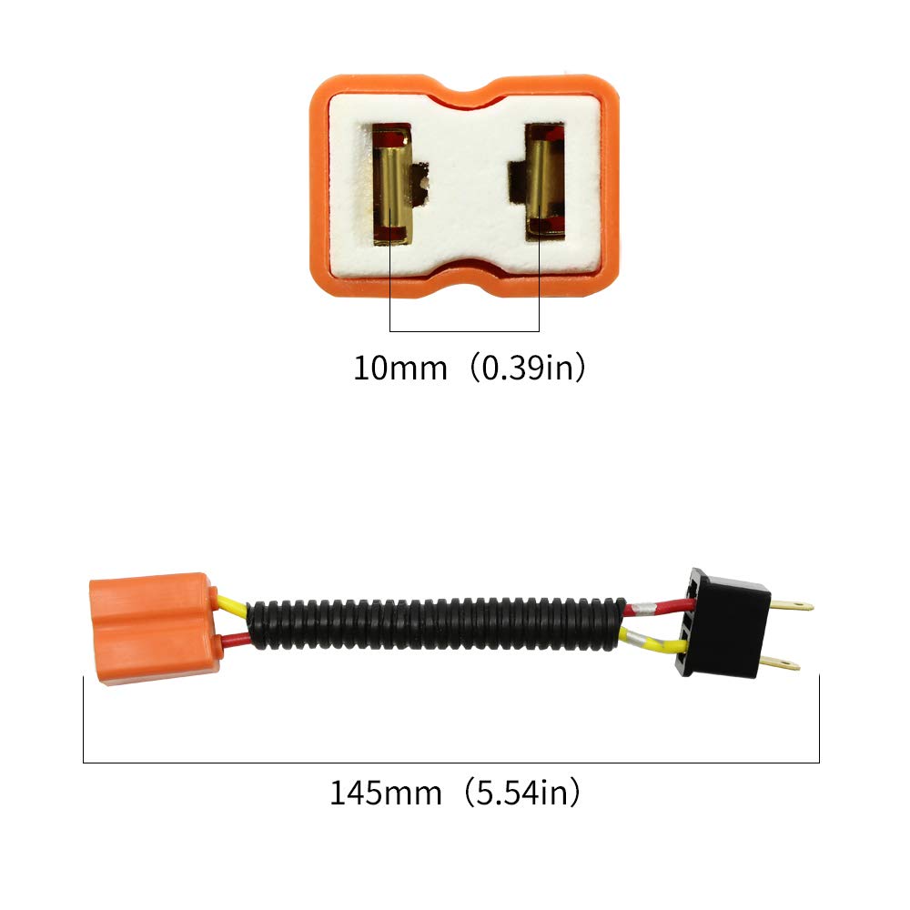 YUNPICAR H7 Светодиодная лампа Противотуманная фара Фара Жгут проводов Разъем провода Патрон Переходник (Керамический патрон H7)