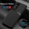 Rugged Non-Slip Case for OPPO A60 A79 5G A98 A78 A58 Protective Cover Car Magnetic Suction Holder Business Full Protection Cover