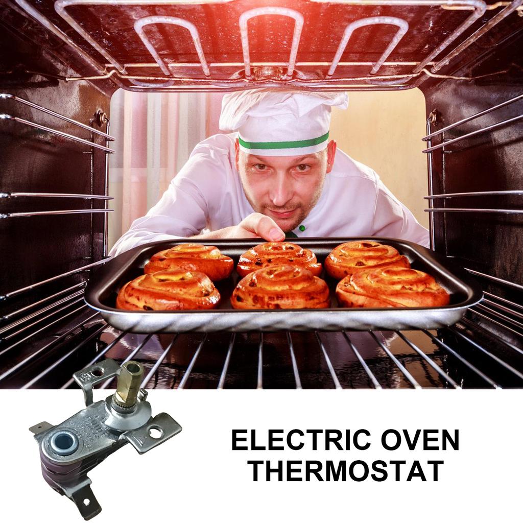 Упаковка из 2 регуляторов температуры для электрической духовки, термостат для духовки, регулятор нагрева для духовки, подходит для домашнего и ресторанного использования