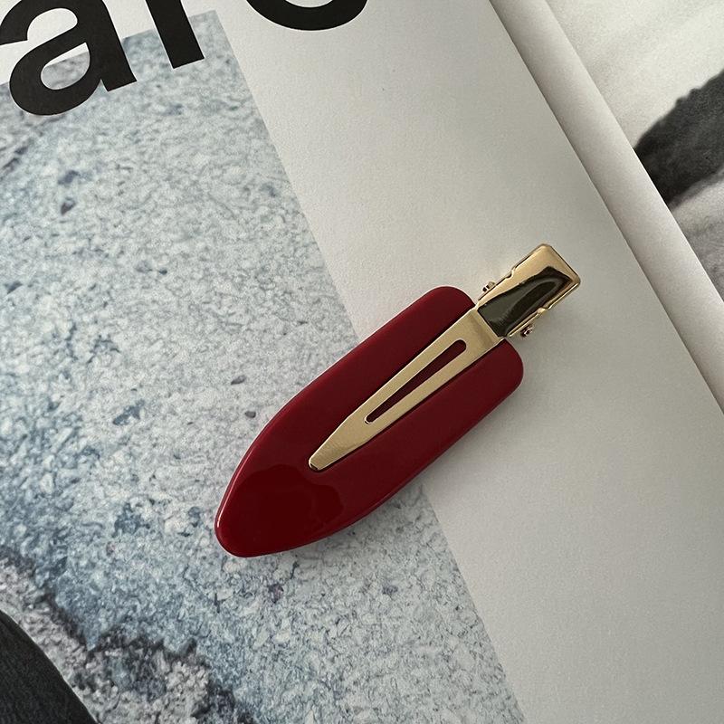 2/3/4 шт. простая розовая сакура бесшовные заколки для волос женские ацетатные листы без изгиба зажим для челки зажим для волос заколки для волос инструмент для укладки волос