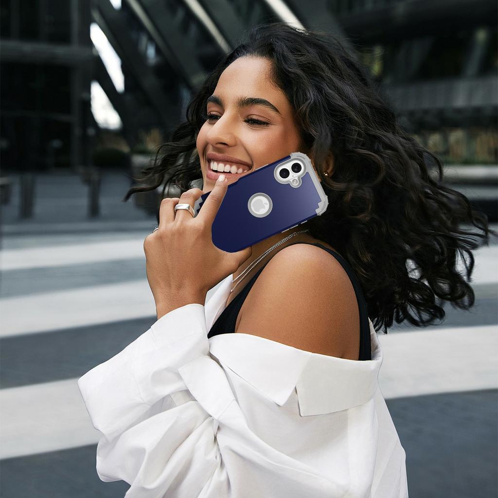 L-Style Чехол для iPhone 17 Противоударный ПК+ТПУ Задняя крышка для телефона