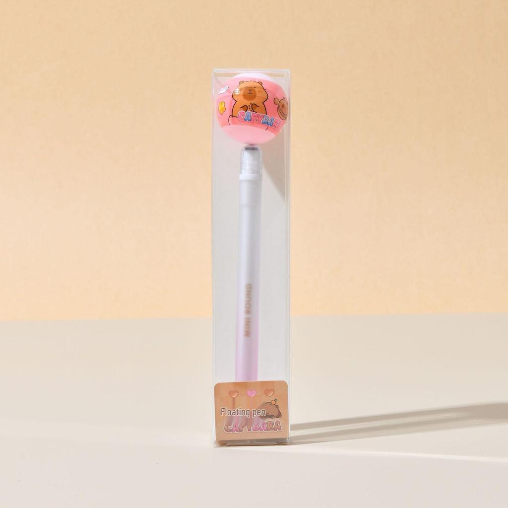 Cross-Border Magnetic Levitation Cartoon Planet Capybara Signature Pen with Rotating Cap and 0.5 Needle Tip