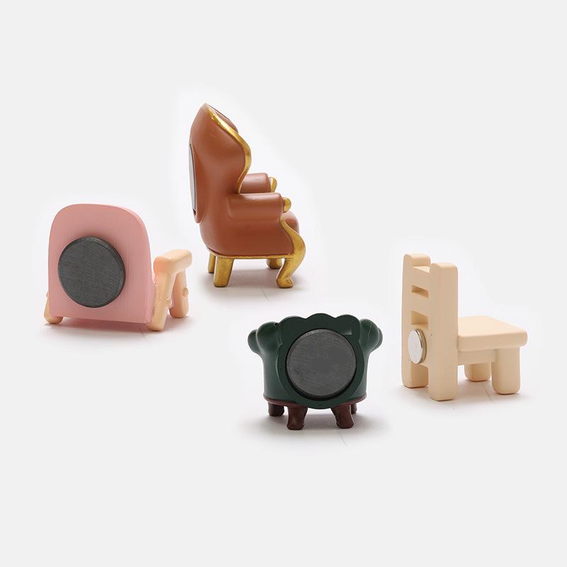 Имитация дивана смола наклейки на холодильник креативные магнитные наклейки 3D милое украшение для холодильника Po подарок на стену