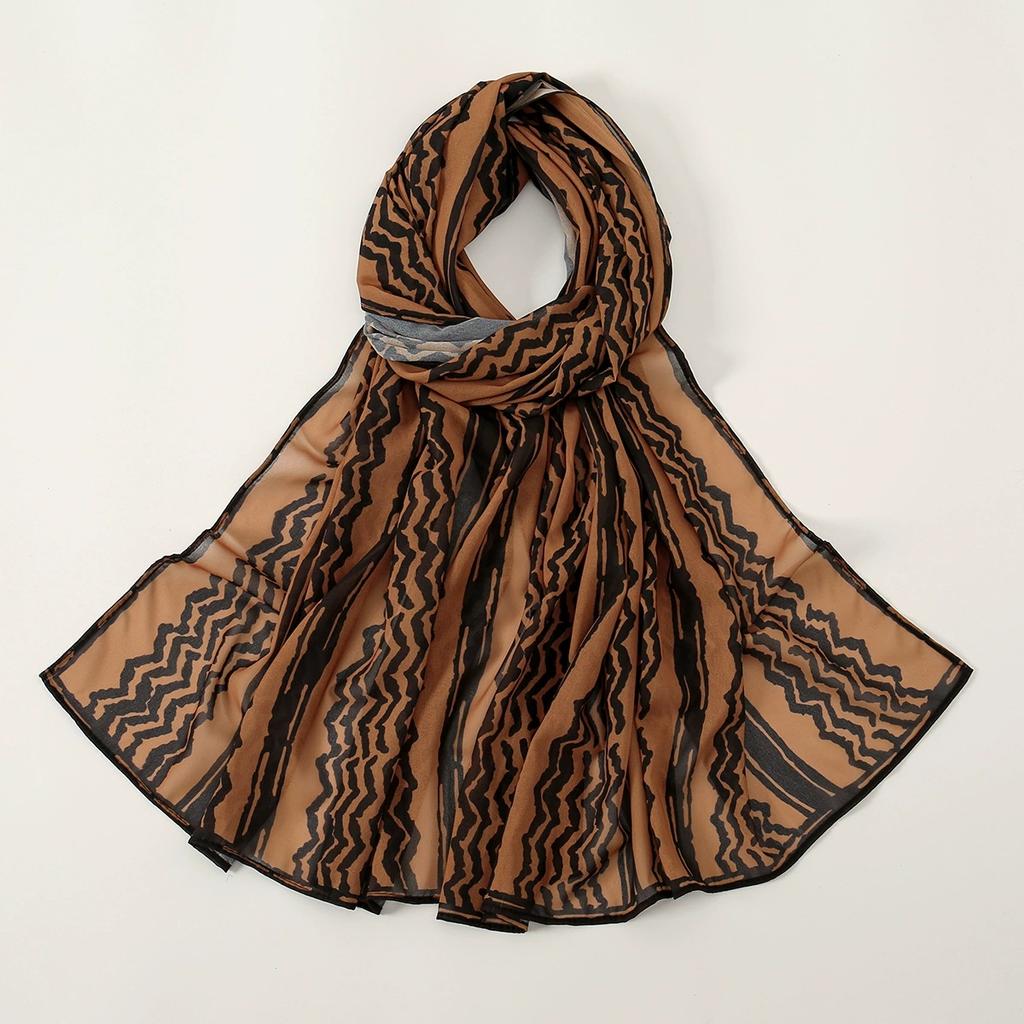 Printed Chiffon Headscarf Arabian Scarf Middle East Dubai Turkey Palestinian Hijab Scarves