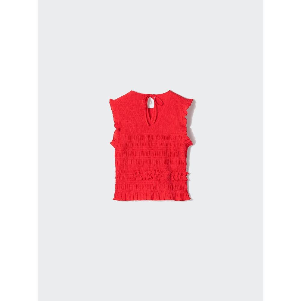 Uniqlo Япония Складки Футболка без рукавов