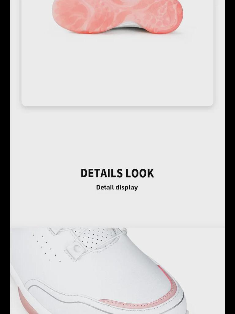 Женские водонепроницаемые нескользящие туфли для гольфа с фиксаторами на шнурках — повседневный спортивный дизайн