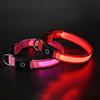 Светодиодный ошейник для собаки Перезаряжаемый светящийся ошейник для собаки 3 режима освещения Регулируемый светящийся ошейник для безопасности в ночное время Вечерние прогулки