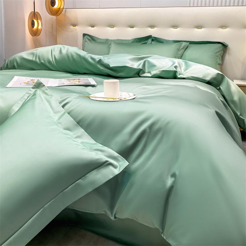 High-end Class A Maternal and Infant Grade Xinjiang Long-staple Cotton 4pcs Set, Pure Cotton Bed Sheet, Cotton Quilt Cover, Bed Hat 3pcs Set