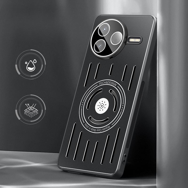 Для POCO F7 Ultra Cooling Heat Disipation Hard Metal Phone Case для Xiaomi POCO F7 Pro POCOF7 Ultra Shockproof Armor Shell