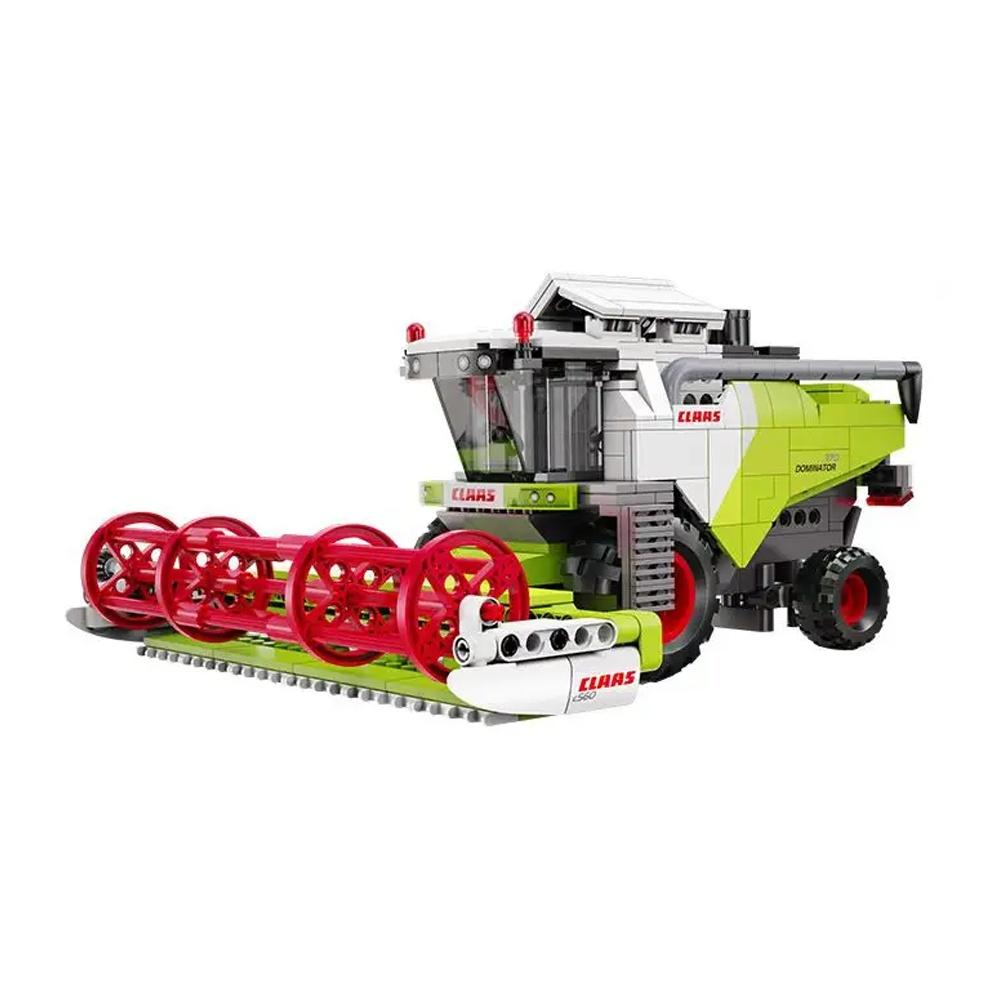 CLAAS Dominator Уборочная машина Наборы Строительных Блоков Сельскохозяйственная Машина Сборка Кирпичная Модель Набор Мальчики DIY Игрушка Взрослые Ребенок Подарок 384 ШТ.