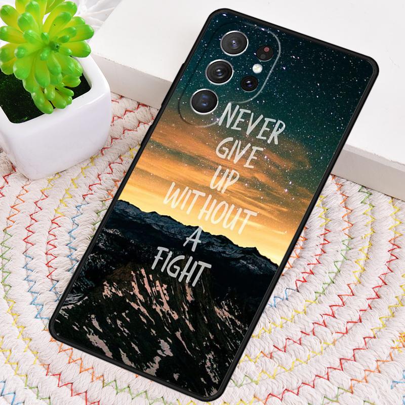 Никогда не забывайте сделать чехол для телефона из силикона 'Make A Life' для Samsung Galaxy note 10 pro S26 S25 S24 S23 S22 S21 Plus S25Ultra Capa Cover