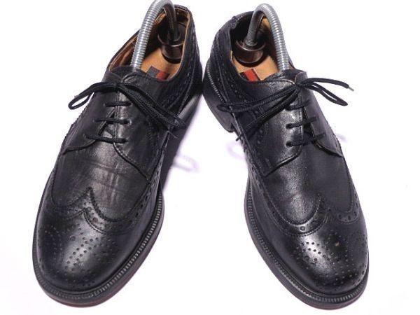Lloyd Germany Leather Wingtip Size 26.0 Black(USED)