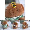 Delightful Capybara Plush Toy Keychain Fluffy Companion For Backpack And Bag Decor