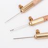 2.2cm Crochet Hooks with 3 Needles Embroidery Tools Glitter Sequins Bead Knitting Needles Hook Set Beading Embroidery Tool Kit