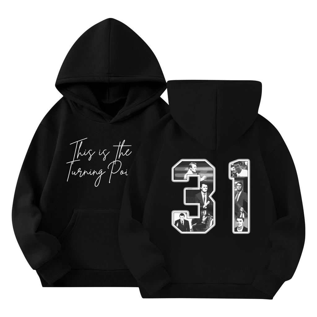 Children's Fashion Hooded Long Sleeved Printed Casual Pullover Sweatshirt Top