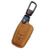 Toyota Key Case Key Cover Key Holder TOYOTA C-HR Prius Corolla RAV4 Camry Prado Toyota 86 Genuine Leather Brown, Braun