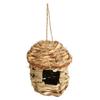 Grass Bird Nest Small Decorative Hanging Woven Bird House for Hummingbirds Garden Indoor