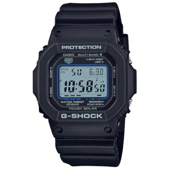 Наручные часы Casio G-Shock Оригинальный продукт для внутреннего рынка Радиоуправляемые Солар Super Illuminator Тип (Светодиодный светильник высокой яркости) GW-M5610U-1CJF Мужские Черные