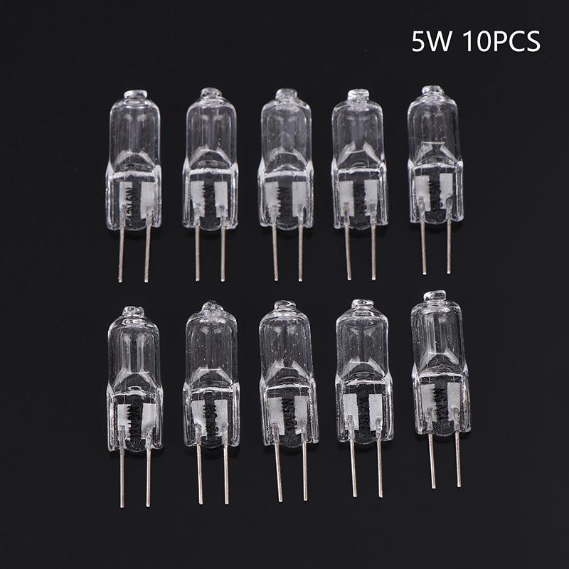 10Pcs/Set 5W 10W 20W 35W 50W 2900K Halogen Warm Energy G4 12V Bulbs Indoor Lighting Light JC Bi-Pin LED Crystal Globe Lamp