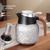 2025 Pure Titanium Stewing Teapot: Portable, Insulated, Tea-Water Separator for Brewing Old White Tea and Pu'er.