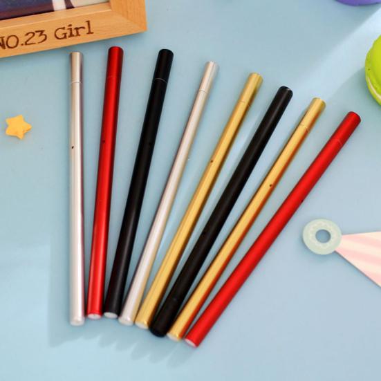 0.5mm Metallic Feel Student Writing Drawing Signing Ink Gel Pen Stationery Gift