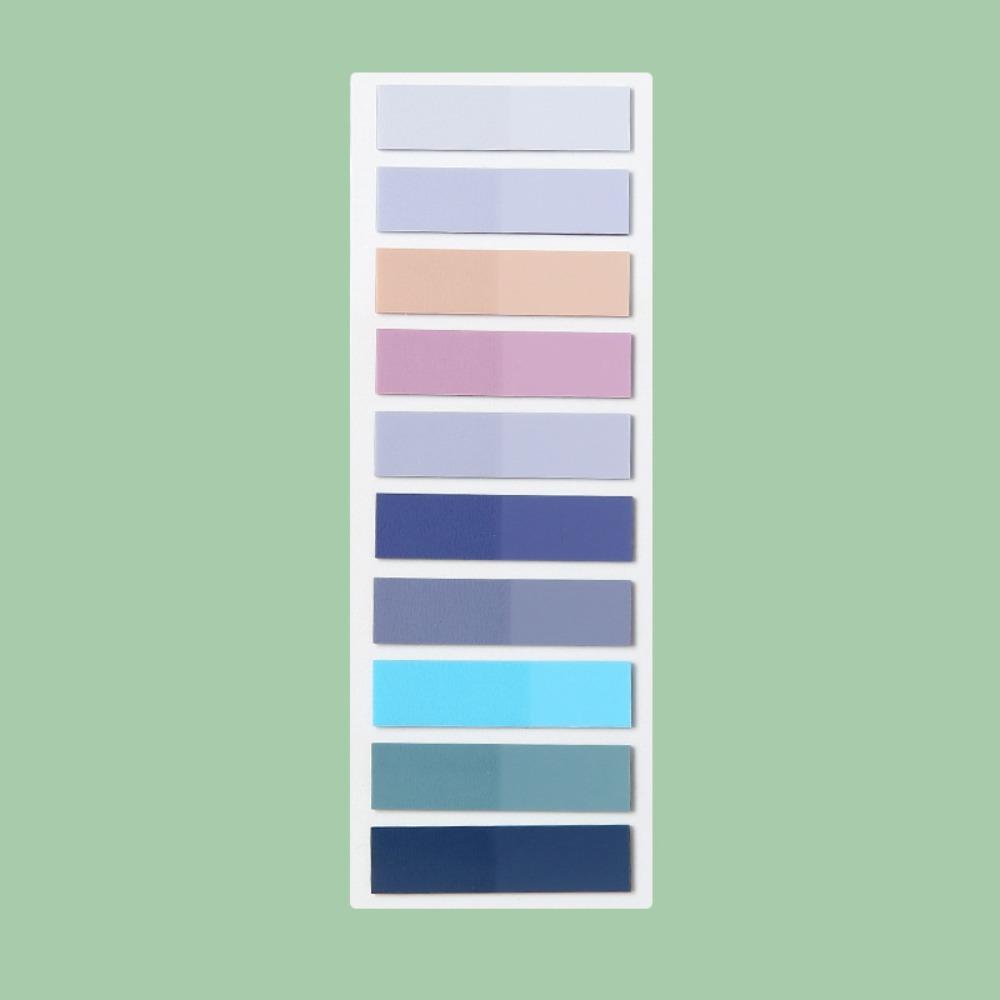 Morandi Color Sticky Notes PET Material Index Tabs Convenience Sticker Index Sticker Notes Taking