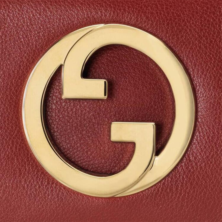 GUCCI Blondie Leather Portable Crossbody Bag, Shoulder Bag Mini Women's Dark Red 698643-UXXAG-6170