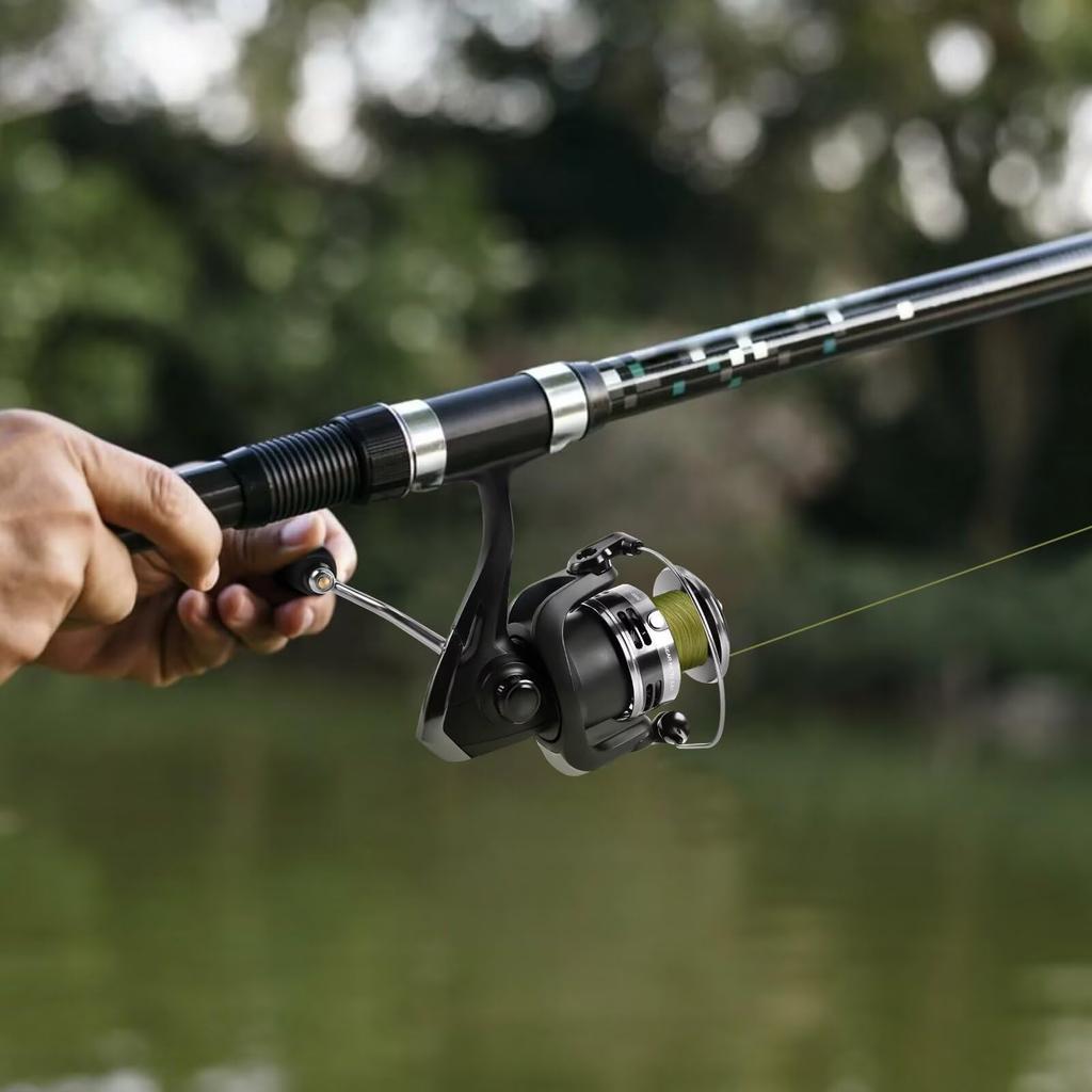 Ashconfish Spinning Reel Deep Reversible Handle Reverse Suitable for Saltwater and Freshwater Lightweight Reel - Spool/Shallow Spool, (Left/Right),