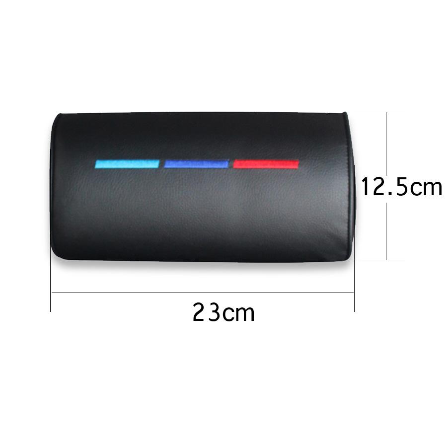 2 шт. PU кожаная подушка для сиденья, подголовник, подушка для шеи, подушка для автомобиля, подголовник для BMW