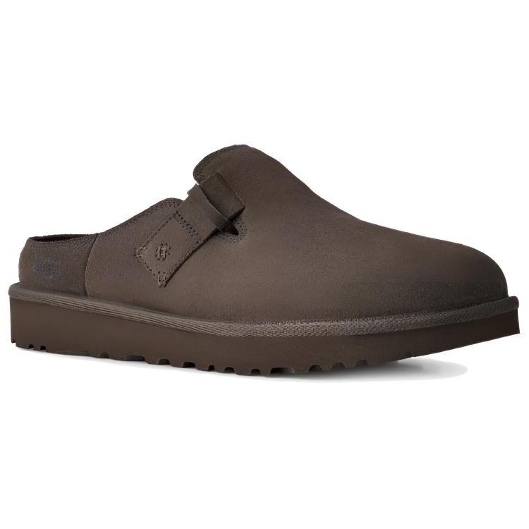 UGG Кальвин Клог Простые Удобные Закрытые Тапочки Мужские тапочки Дымчато-серые 1178852-DNSS