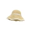 Breathable Straw Fisherman Hat Foldable Hollow Beach Cap Korean Style Bucket Hat  for Spring Summer