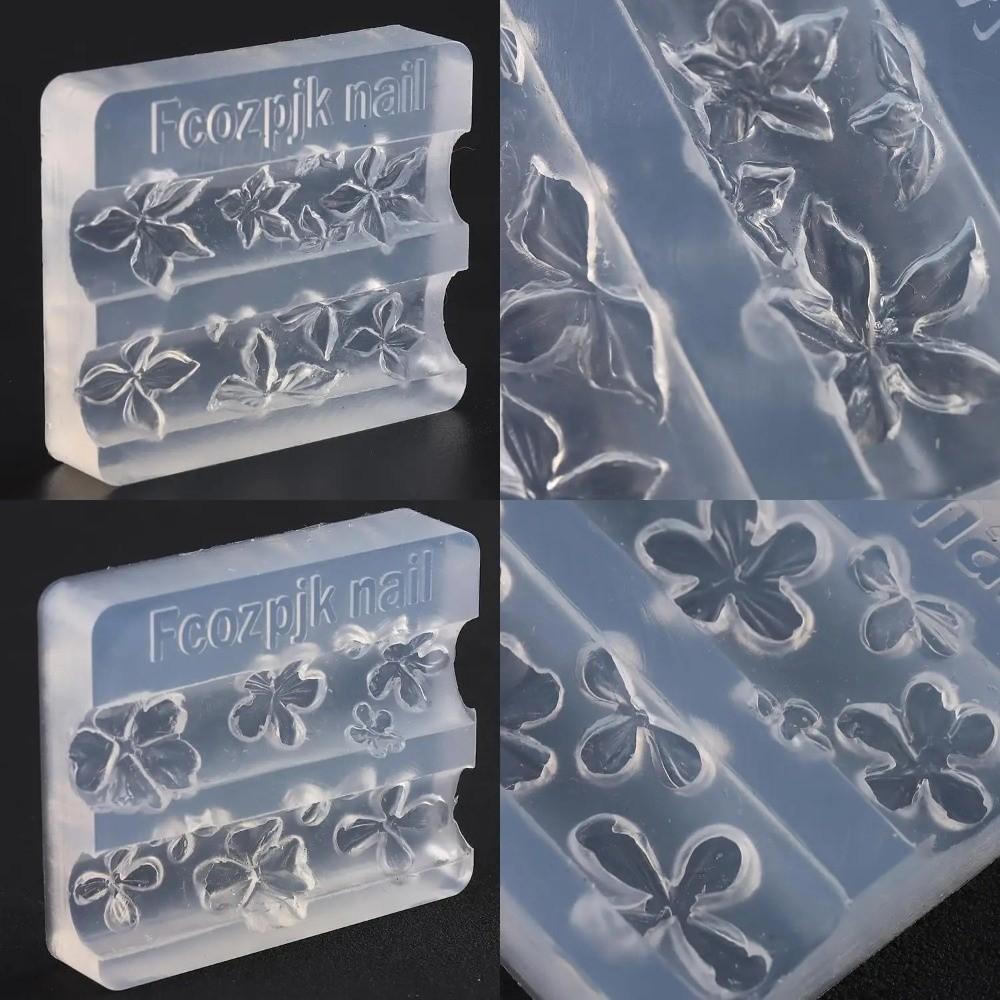 Трафарет для нейл-арта 3D Форма для ногтей DIY Ногти Арт для ногтей Трафарет для лепки Новые формы из смолы