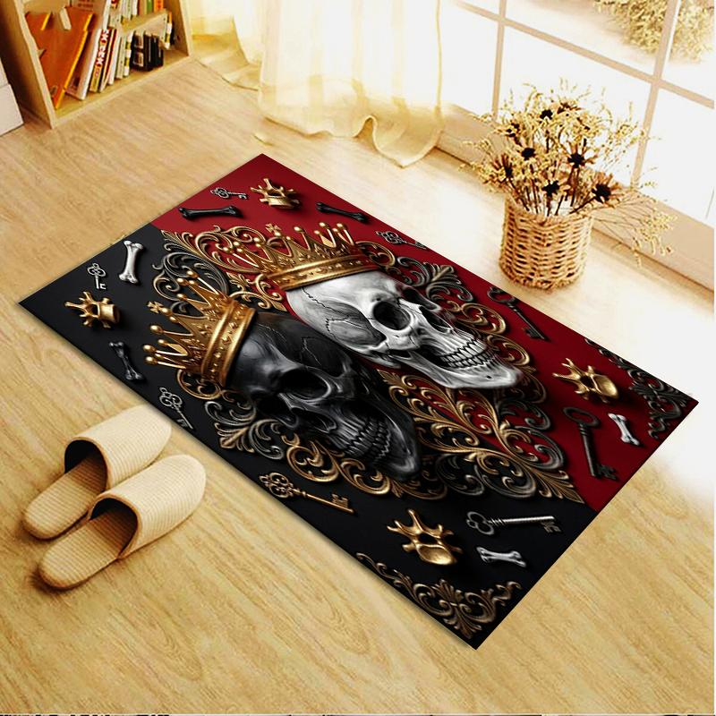 2025 New Skull Carpet Rug for Living Room Bedroom Home Sofa Decoration,Kids play Non-slip Floor Mat53
