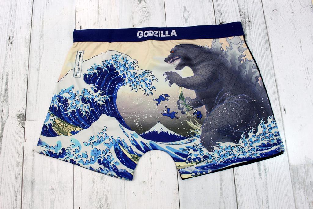 Fourcart Godzilla Боксеры Виды горы XL Шорты, Тридцать шесть Фудзи, (Талия 92-103 см)