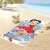 Betty Boop Beach Towel Suitable for Travel, Outdoor Activities, Swimming Pools, Yoga, Surfing, Camping, Hiking, Gym