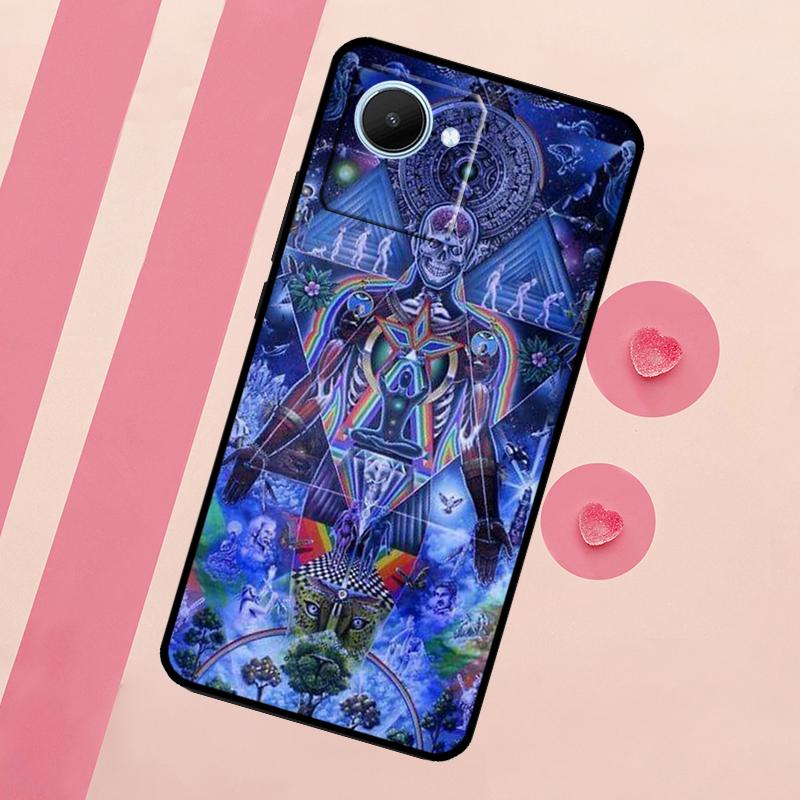 Spiritual Trippy Psychedelic Case For Realme GT Neo 5 3T 2T 9 11 10 Pro Plus C11 C15 C21Y C25S C30 C31 C33 C35 C53 C55
