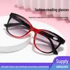 Gradient Color Women's Fashion Progressive Sun Reading Glasses - Big Frame, High Definition